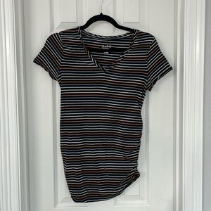 Isabel Maternity Striped Tee
